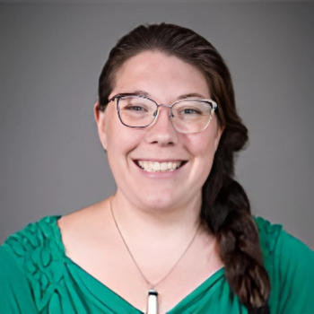 A headshot of Angela Holman-Wood.