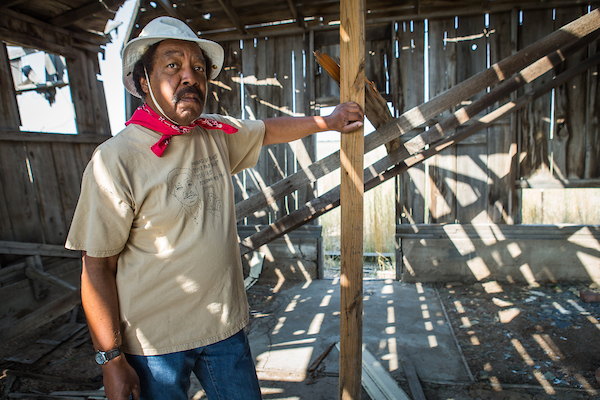 Chair and Professor George Junne at Dearfield.