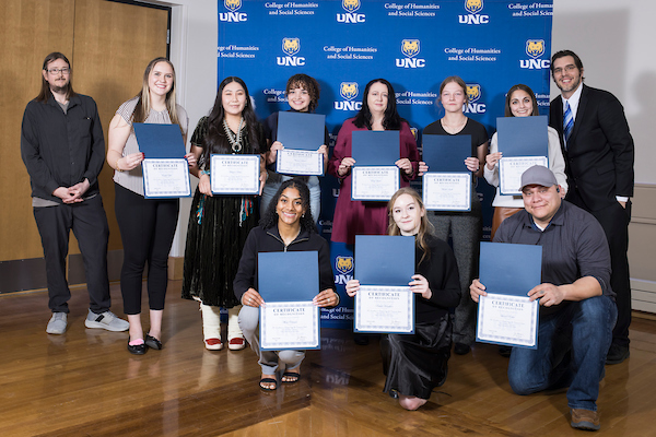 Criminology and Criminal Justice awarded at the HSS Honored Scholars Convocation