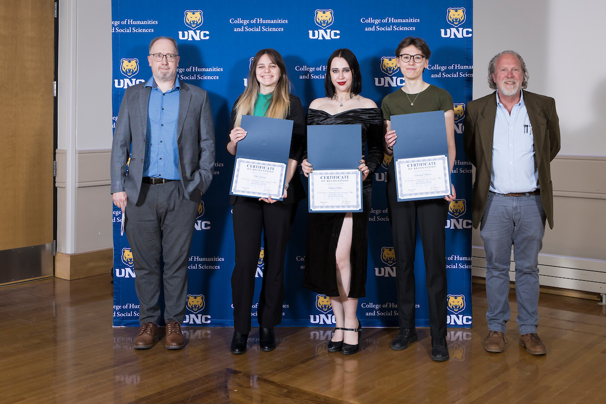 Political students honored at the 2025 HSS honored scholars convocation 2025