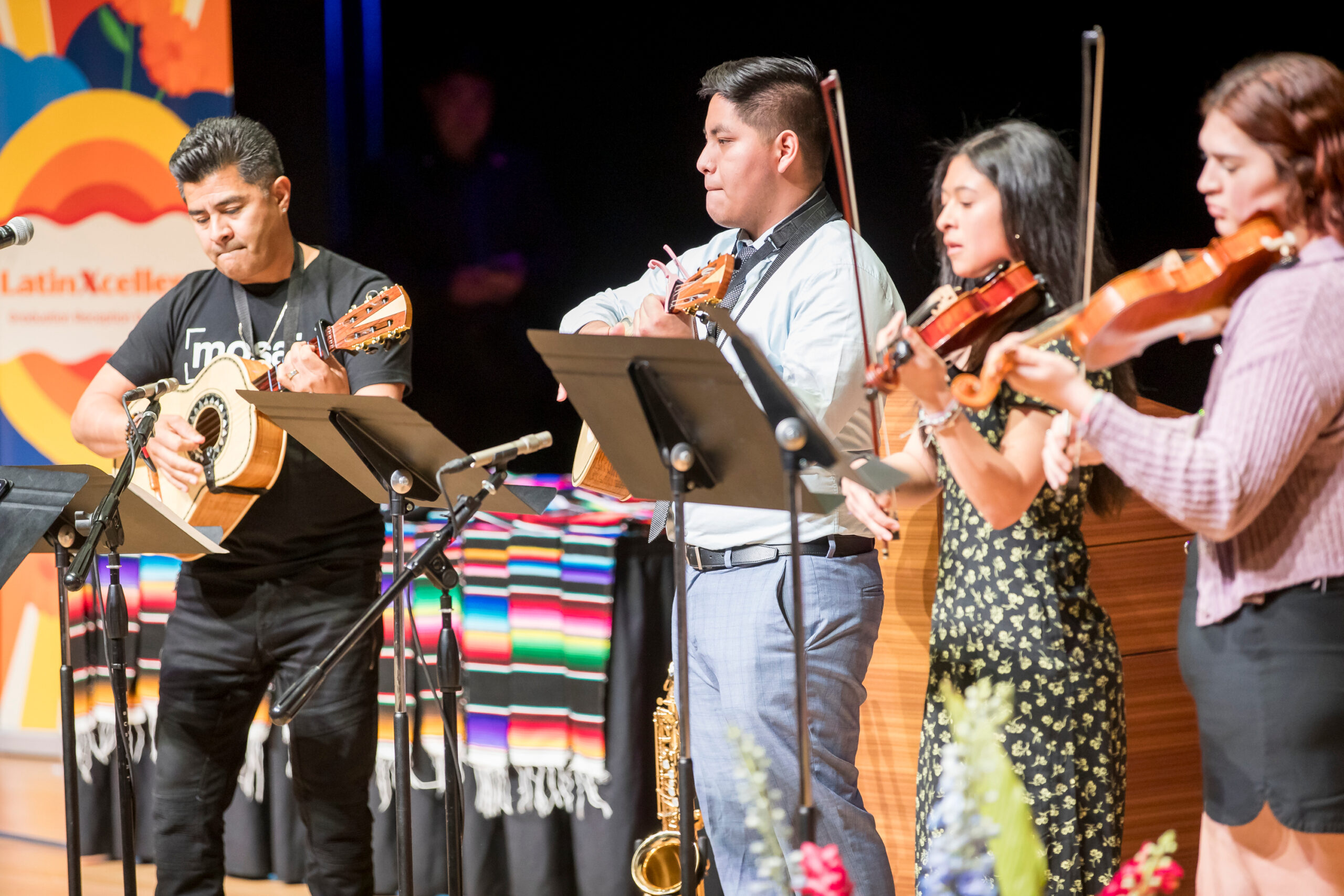 Latin Beat Ensemble performing at the LatinXcellence event