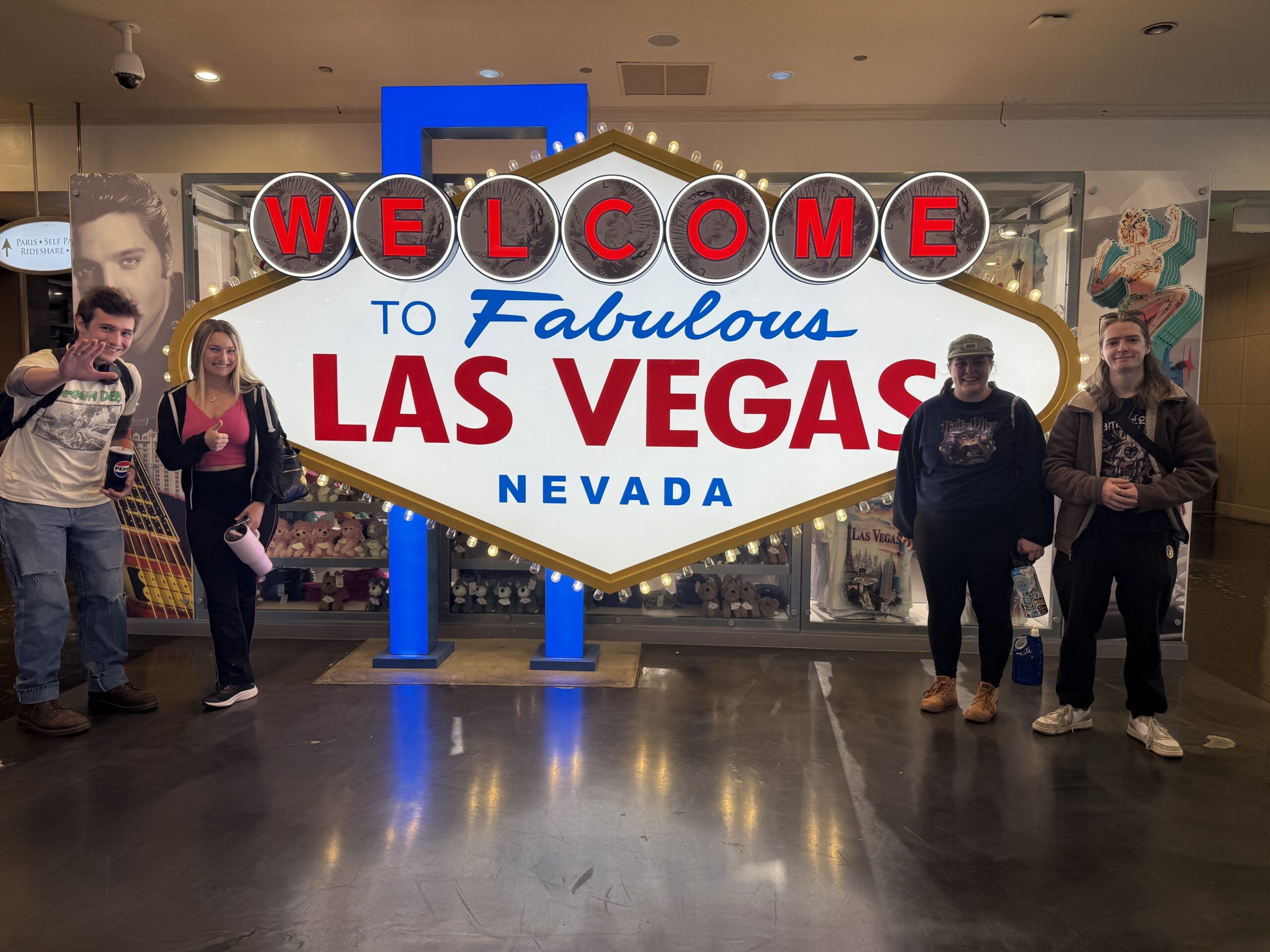 4 students in front of the 