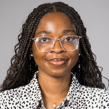 Portrait photo of graduate assistant Franklina Addae.