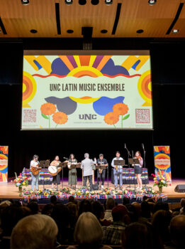 Latinx Music Ensemble performing at Latinxcellence