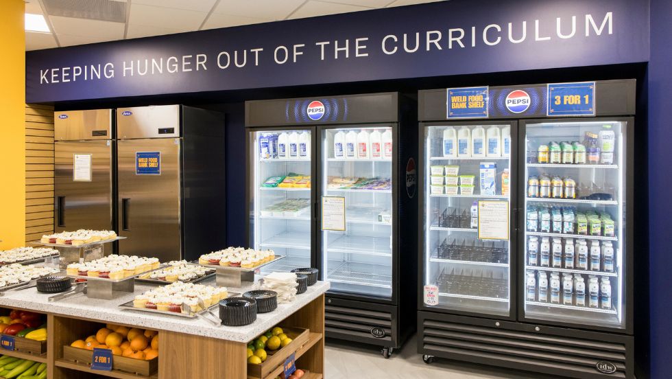 The Bear Pantry Coolers stocked with food.
