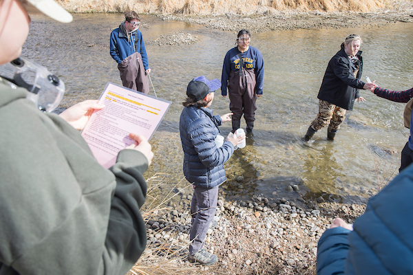 Faculty and students at the Geo poudre learning center