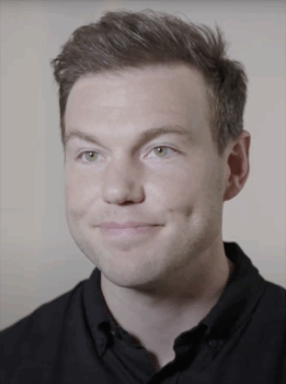 Mackey Saturday, UNC alumnus smiling.