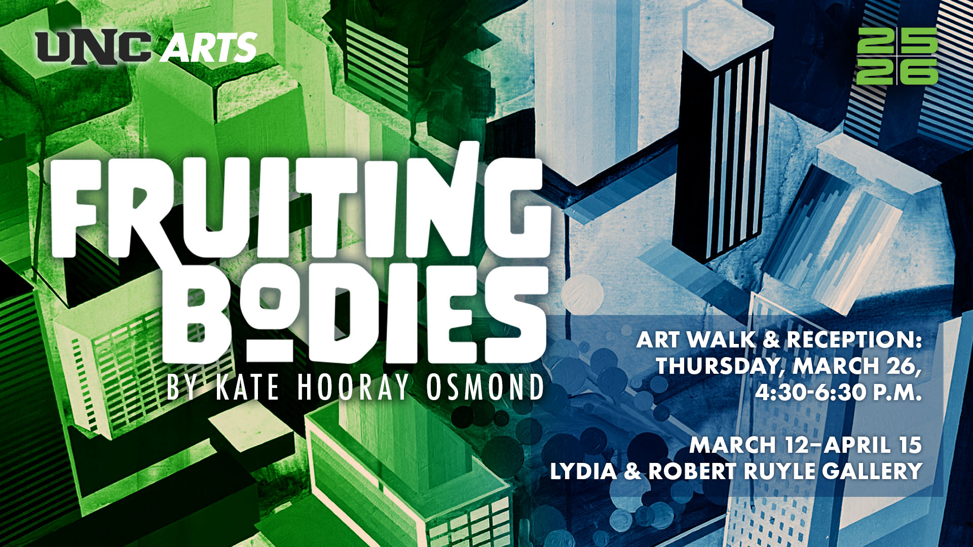 Fruiting Bodies exhibition graphic.