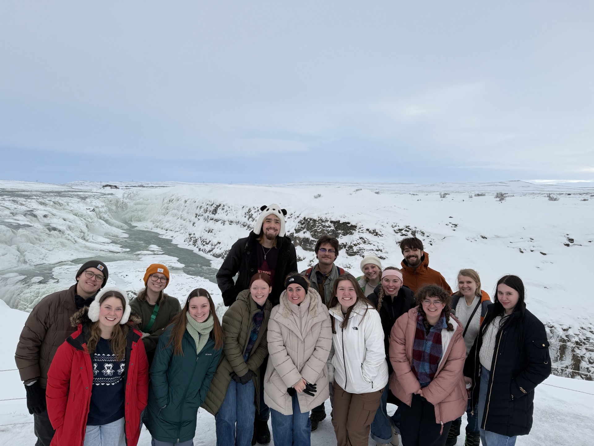 Students in Iceland for FLSA