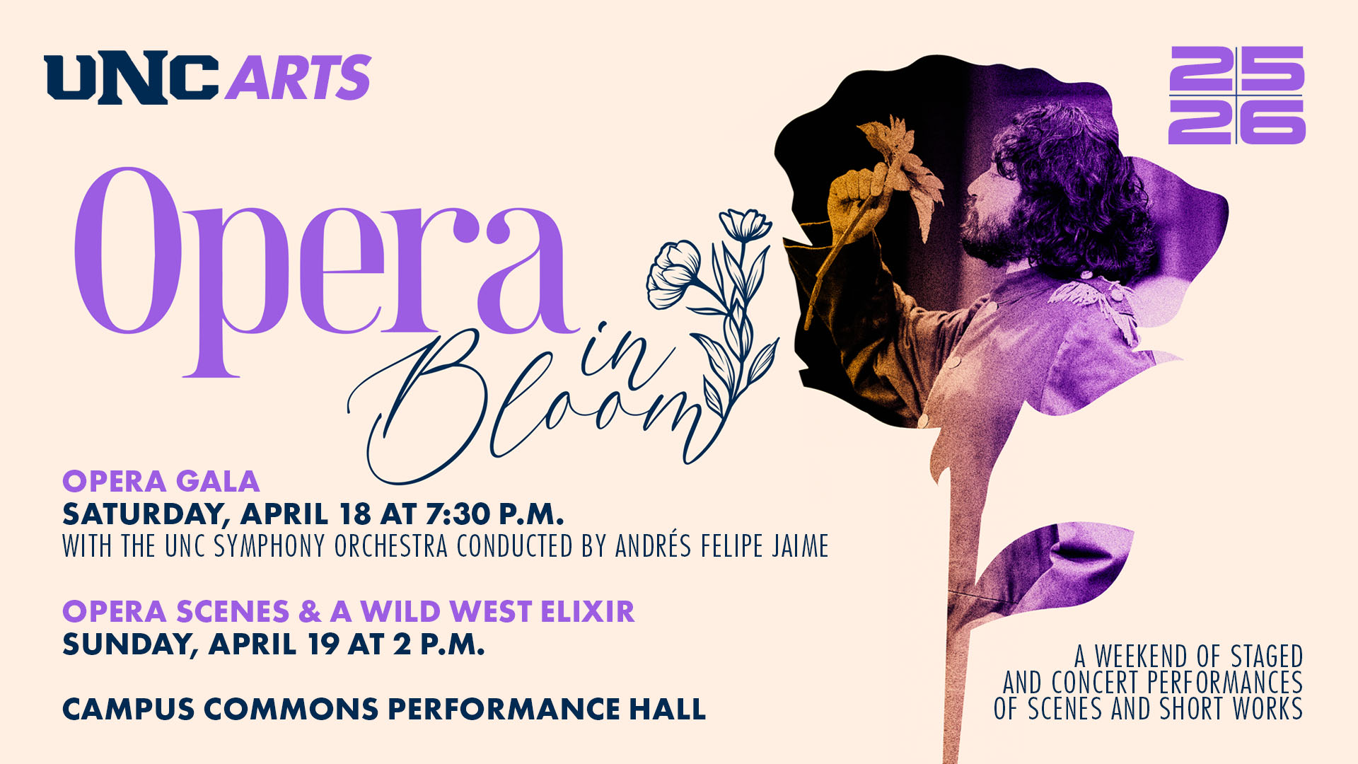Opera in Bloom opera graphic.