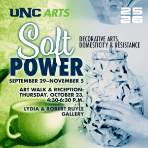 Soft Power exhibition graphic.