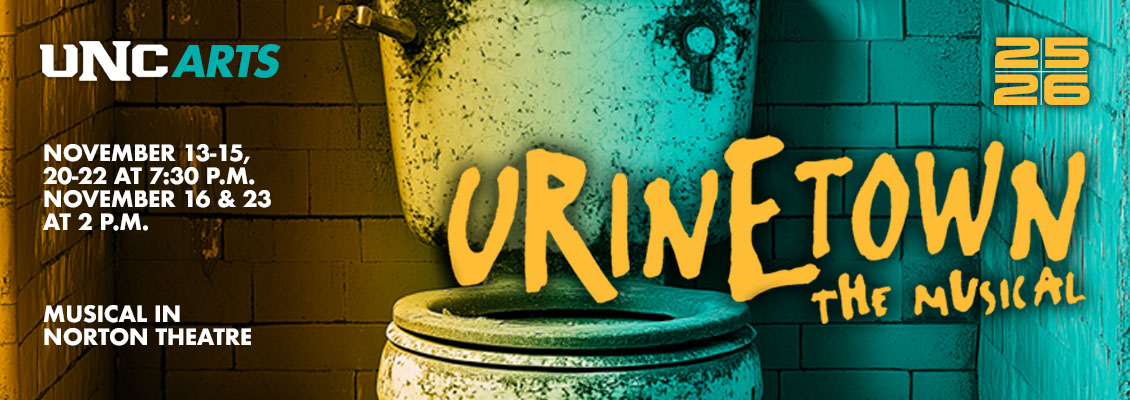 Urinetown production graphic.