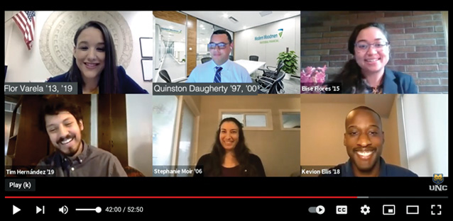 A group of people on a Zoom call