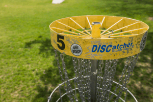 Campus disk golf