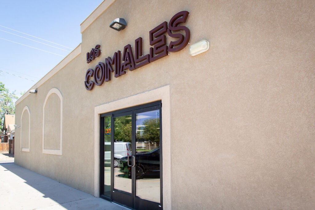 The outside of Los Comales