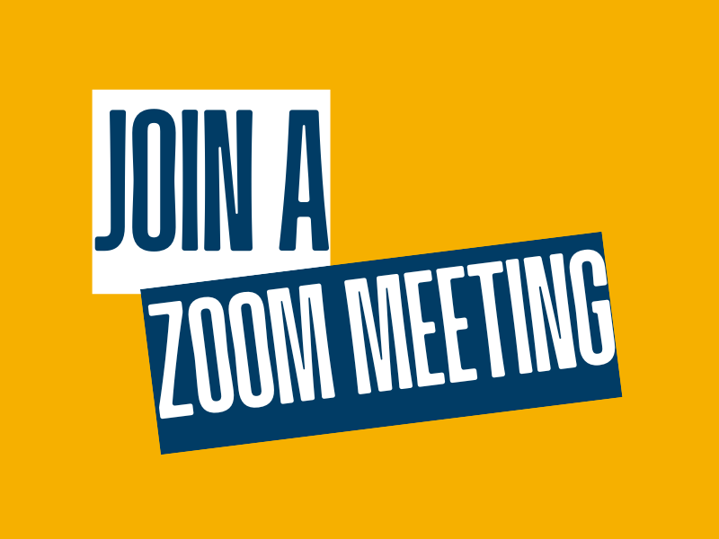 join a zoom meeting.