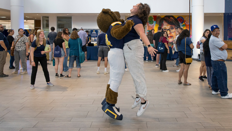 Klawz Mascot celebration