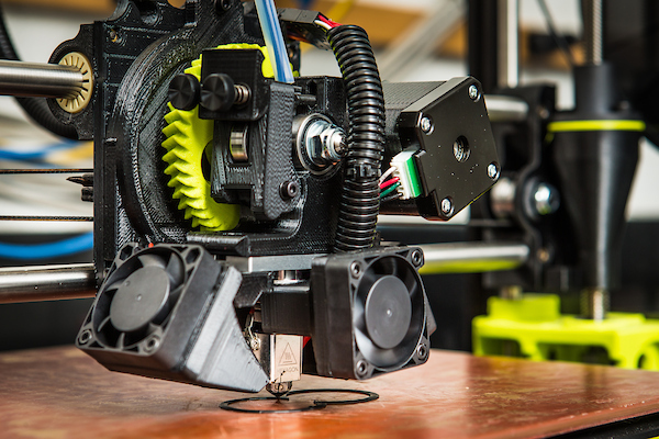 Stock image of a robotics carving machine in physics and astronomy