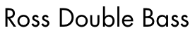Ross Double Bass logo.