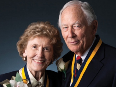 A portrait of Bob and Betty Tointon