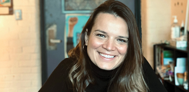 Vanja Pejic smiling at the camera