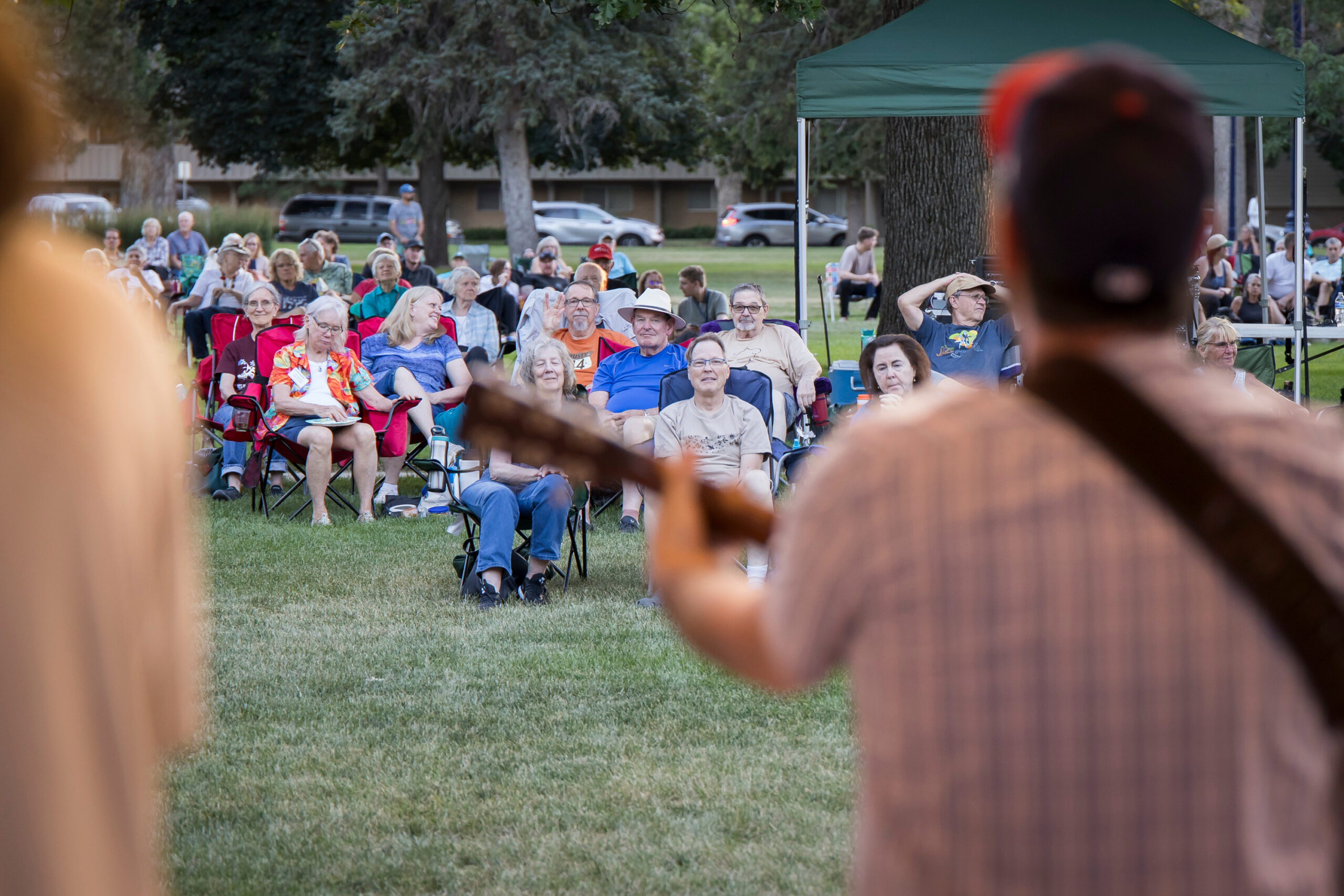 View of Concerts Under the Stars from Garden Theatre stage.