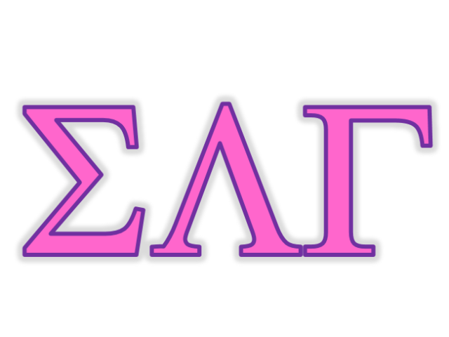 Sigma Lambda Gamma greek letters