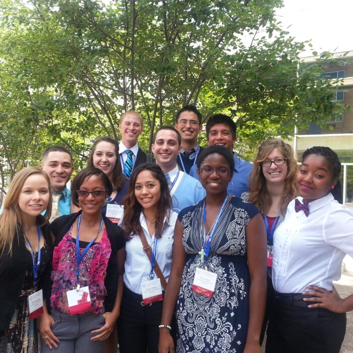 McNair students posing for a group photo at SUNY at Buffalo