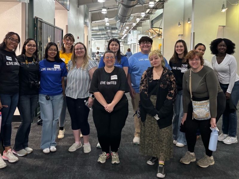 President's Leadership Program scholars pose for a group photo.