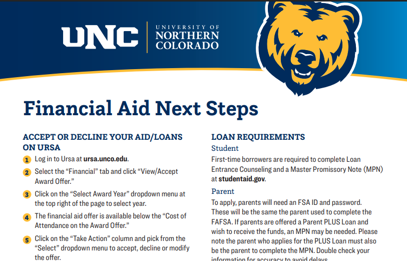 A thumbnail for the next steps handout