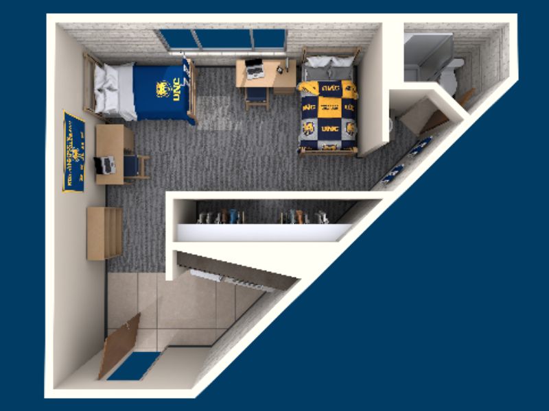 A 3D rendering of a Lawrenson floorplan