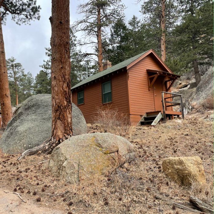 Exterior of Old Man Mountain retreat