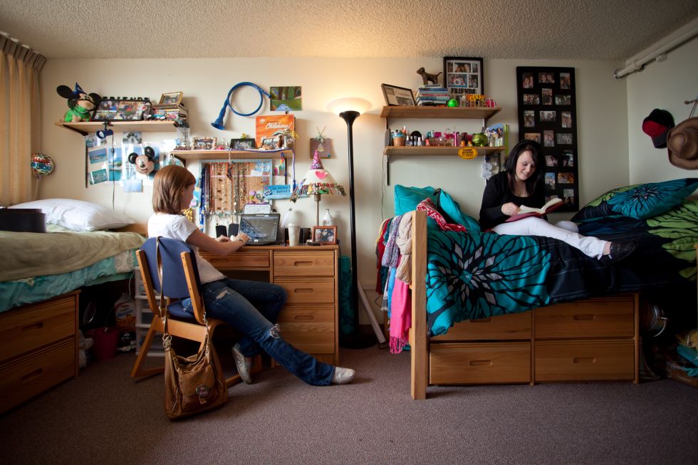 Students in their room