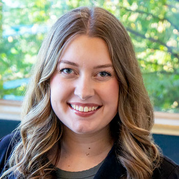 Portrait photo of graduate assistant Saige Beyer.
