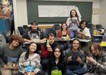 A group of students at Sociology Club