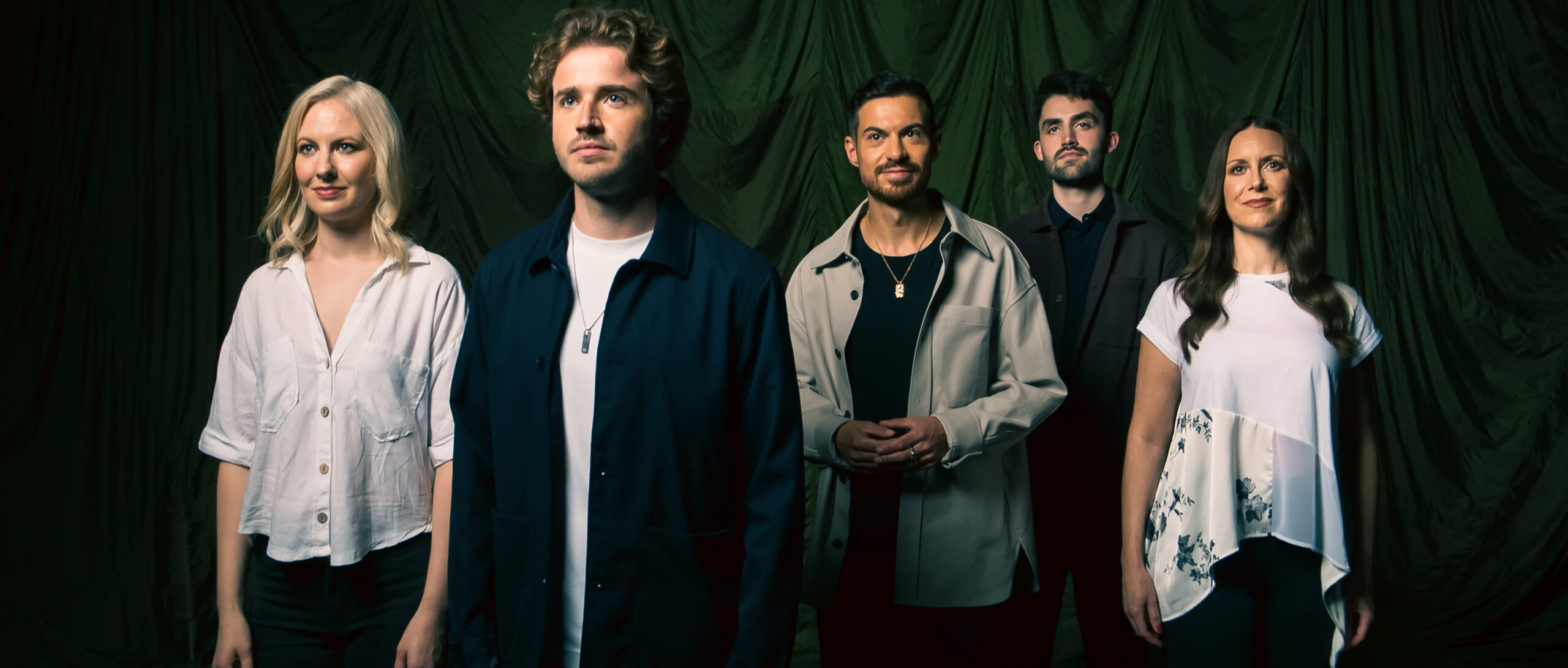 Photo of Apollo 5 vocal group by Andy Staples.