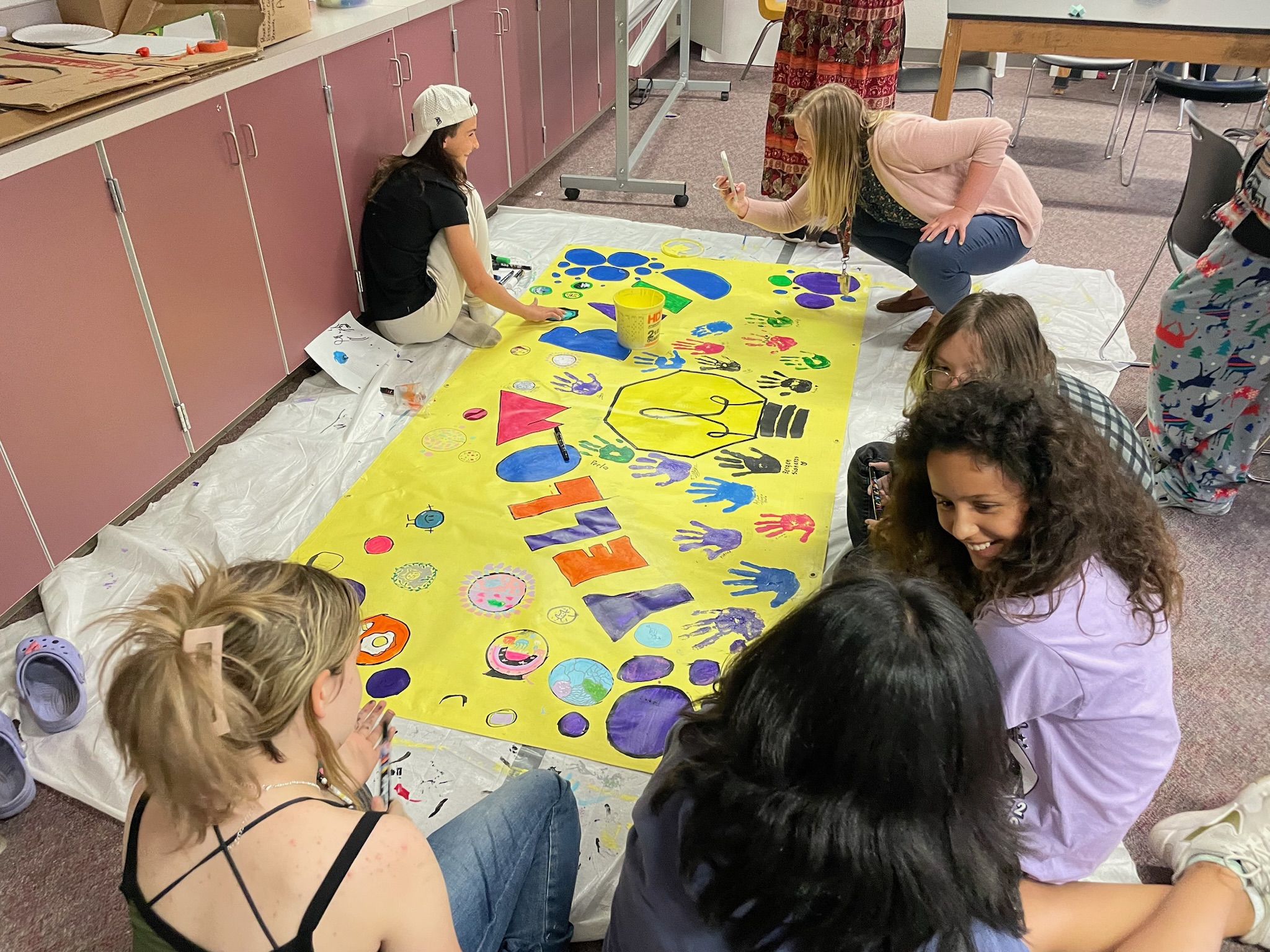 A student project with art education majors.