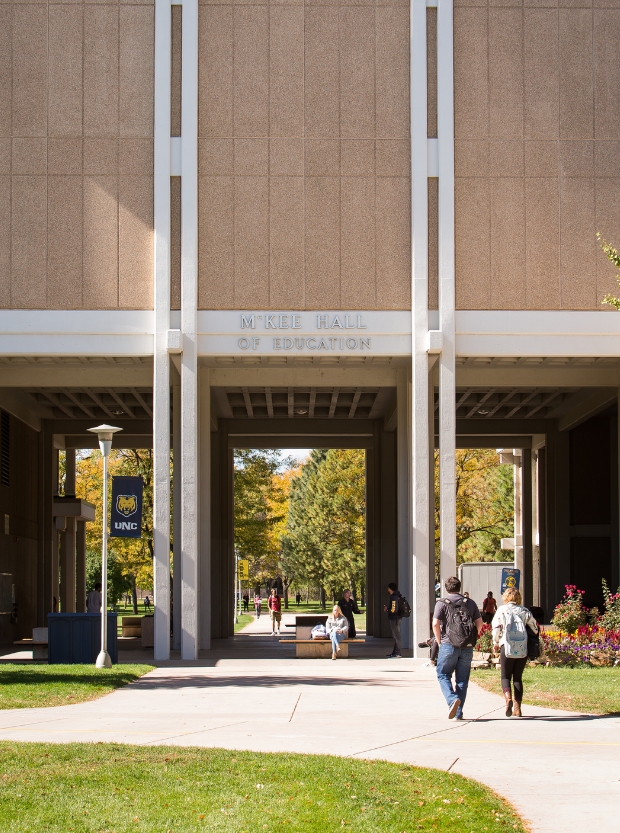 McKee Hall in the fall