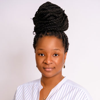 Portrait photo of graduate assistant Rachel Abioye.