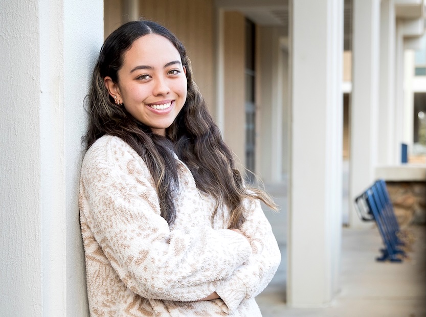 Scholarship student Shae Lefcourt