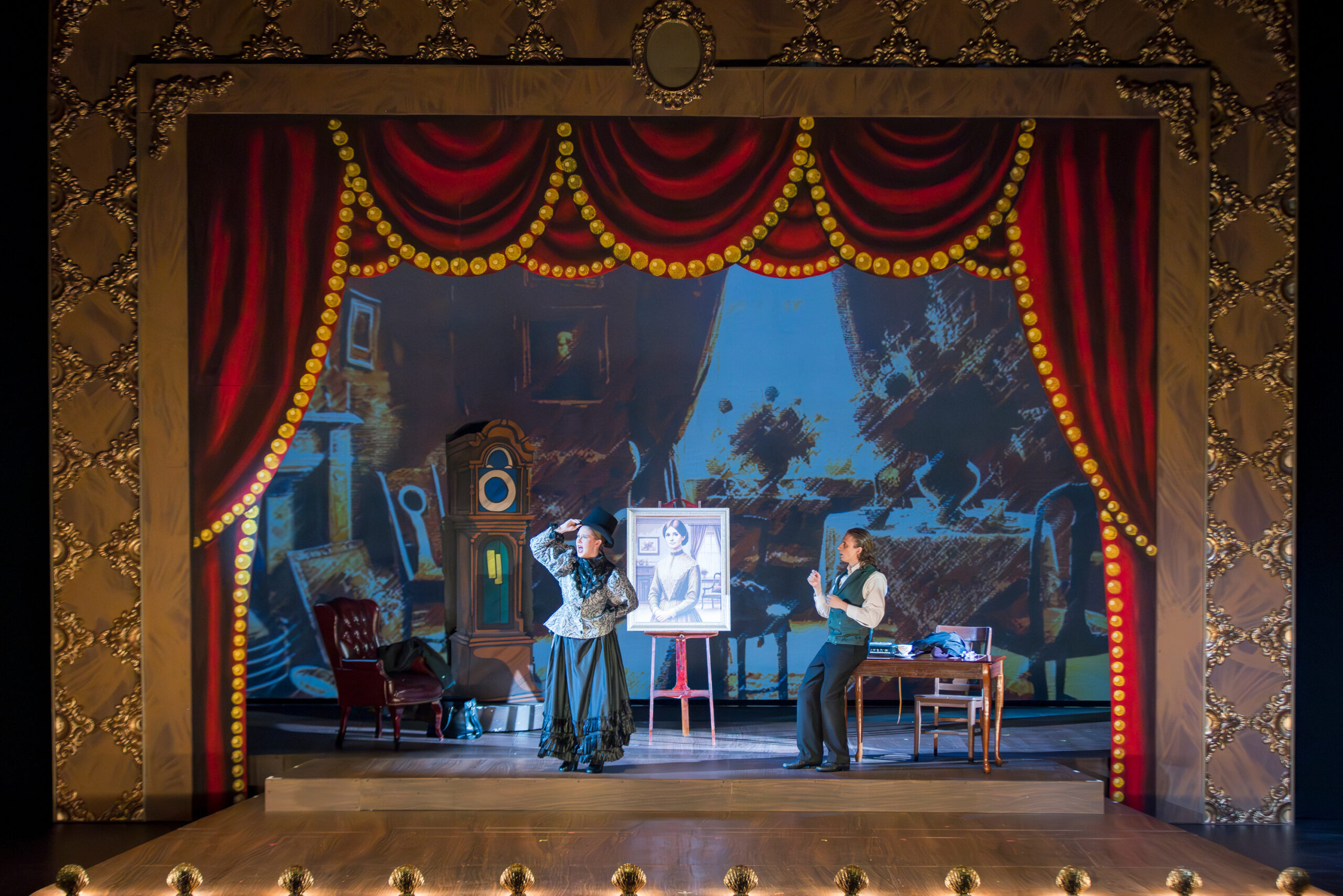 A scene from A Gentleman's Guide to Love and Murder, Little Theatre of the Rockies.