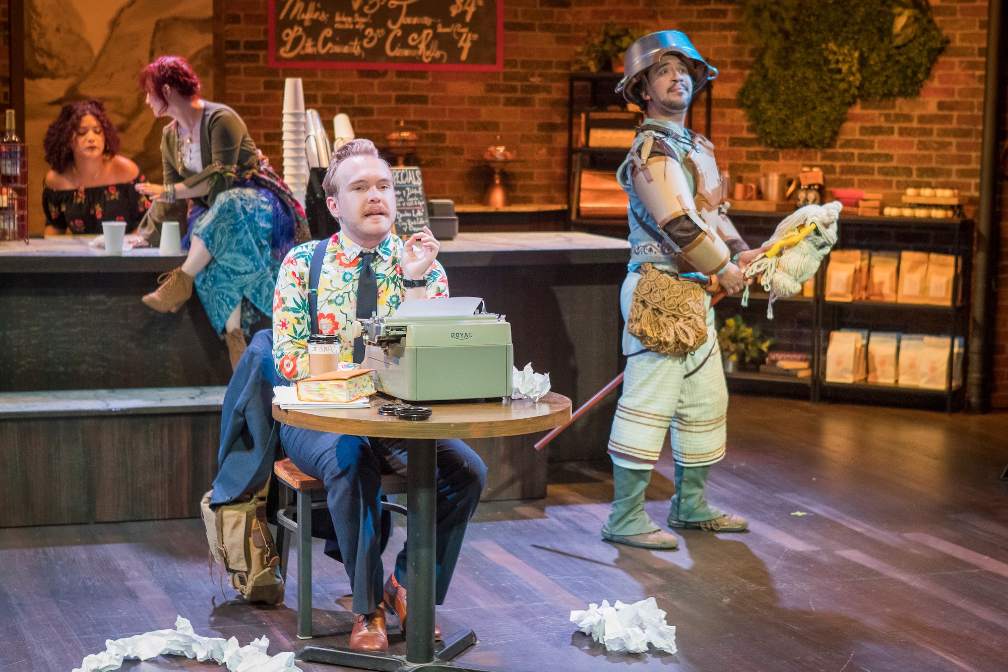 A scene from The Quest for Don Quixote, Little Theatre of the Rockies.