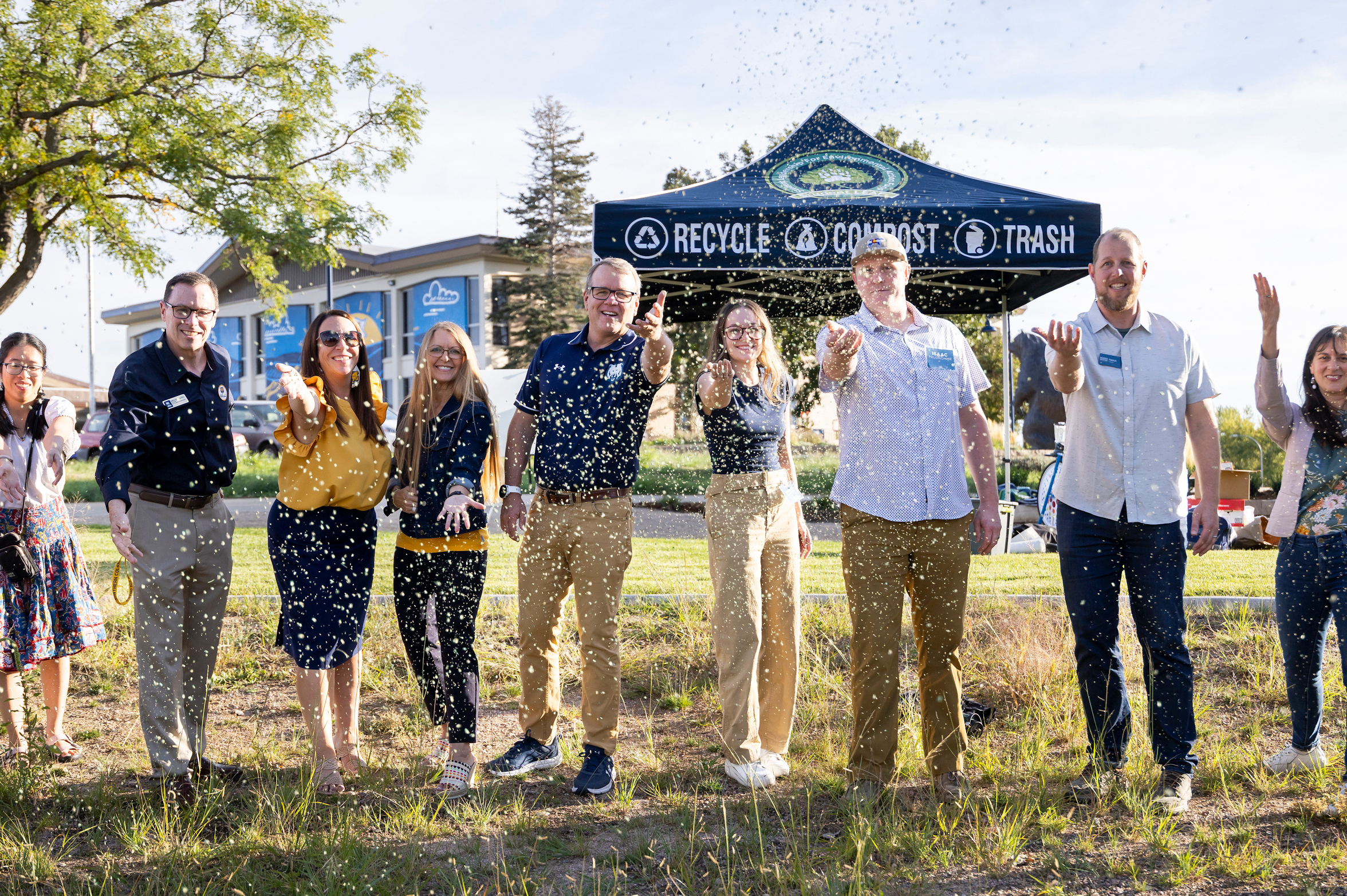Seeding at UC Hill Opening