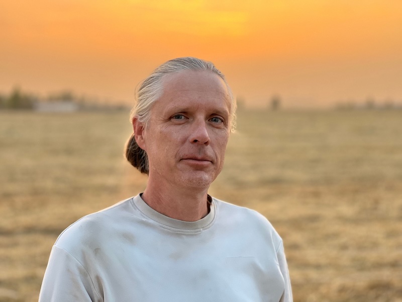 UNC Anthropology Andrew Creekmore during an excavation in Northern Iraq.
