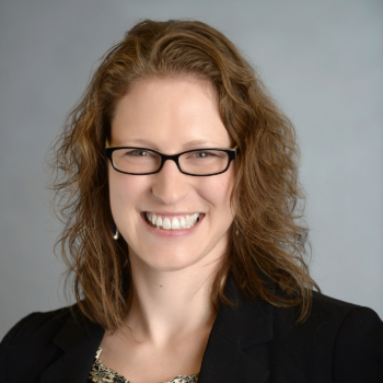 Headshot photo of Lisa Caldwell in front of a gray background.