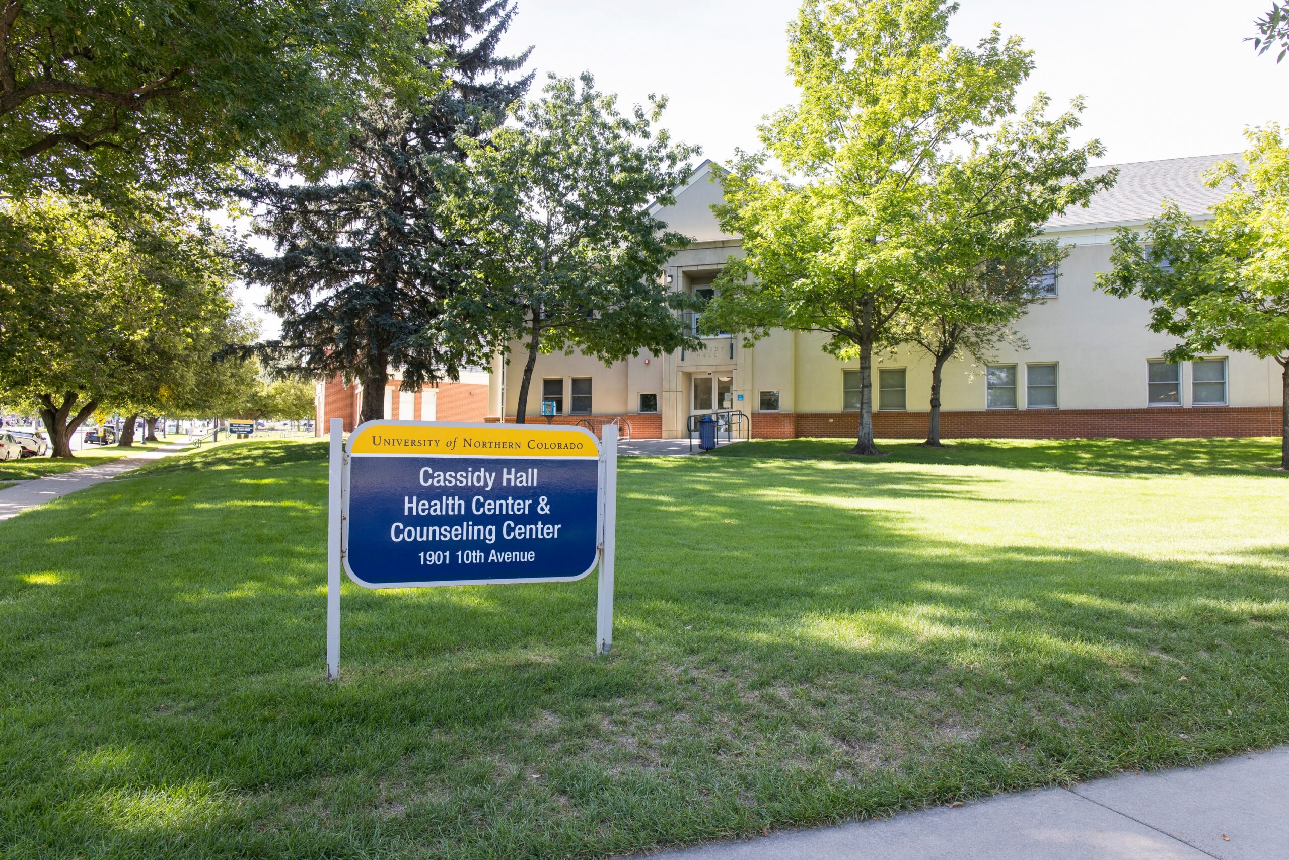 University Health Clinic located in Cassidy Hall