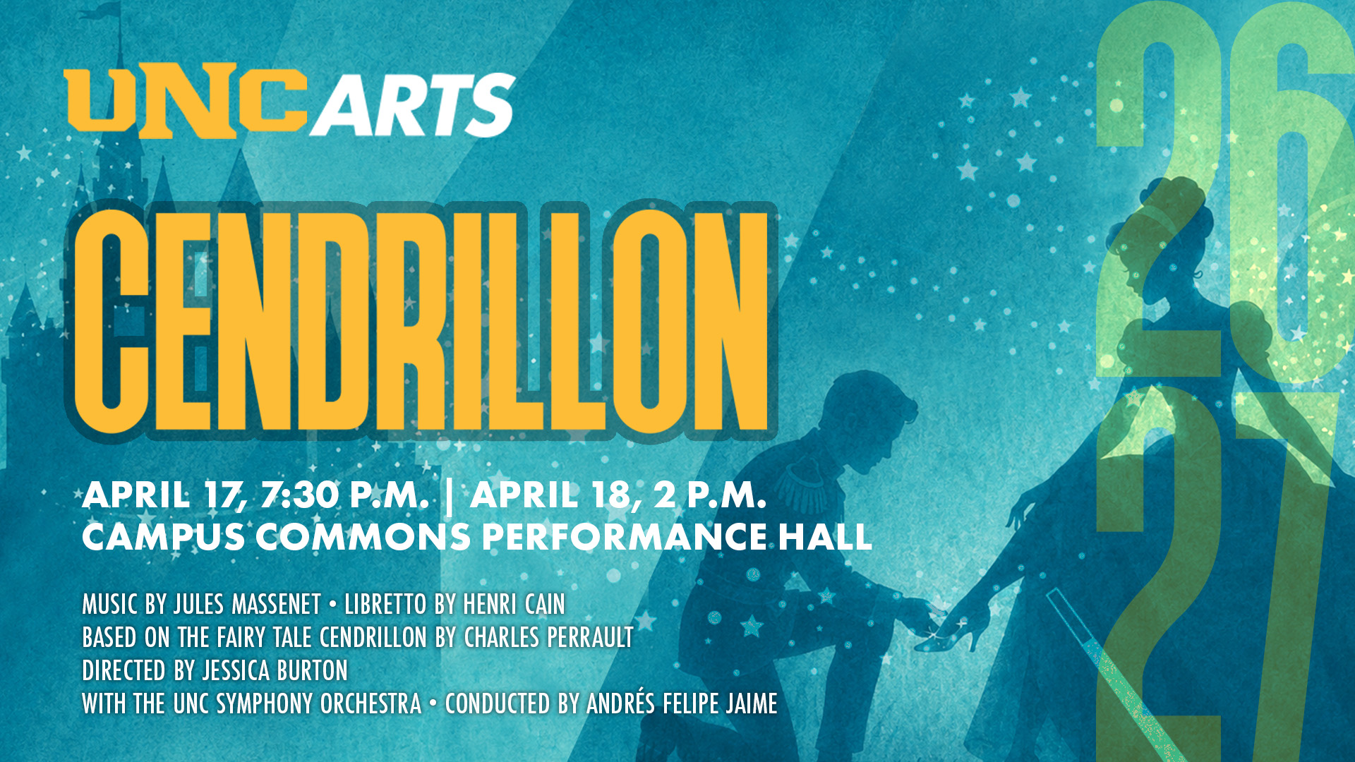 Cendrillon opera graphic.