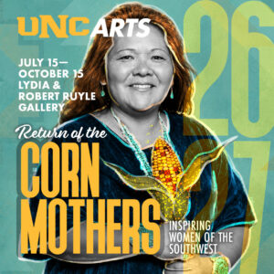 Return of the Corn Mothers exhibition graphic.