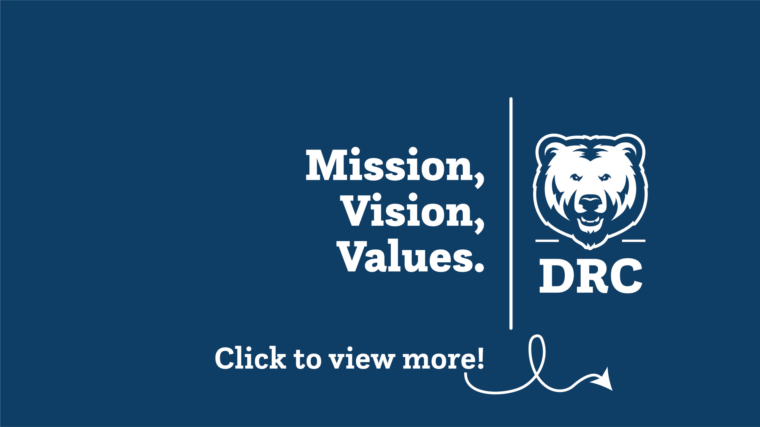 DRC Logo with the text 