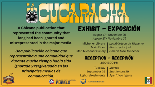 Graphic Image describing the exhibit and dates of event.
